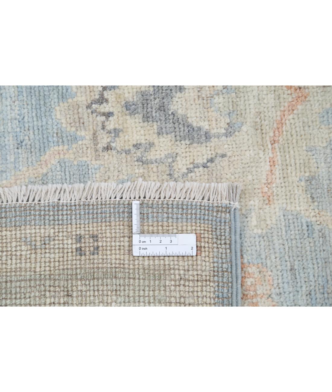 Hand Knotted Oushak Wool Rug - 5'2'' x 15'11''