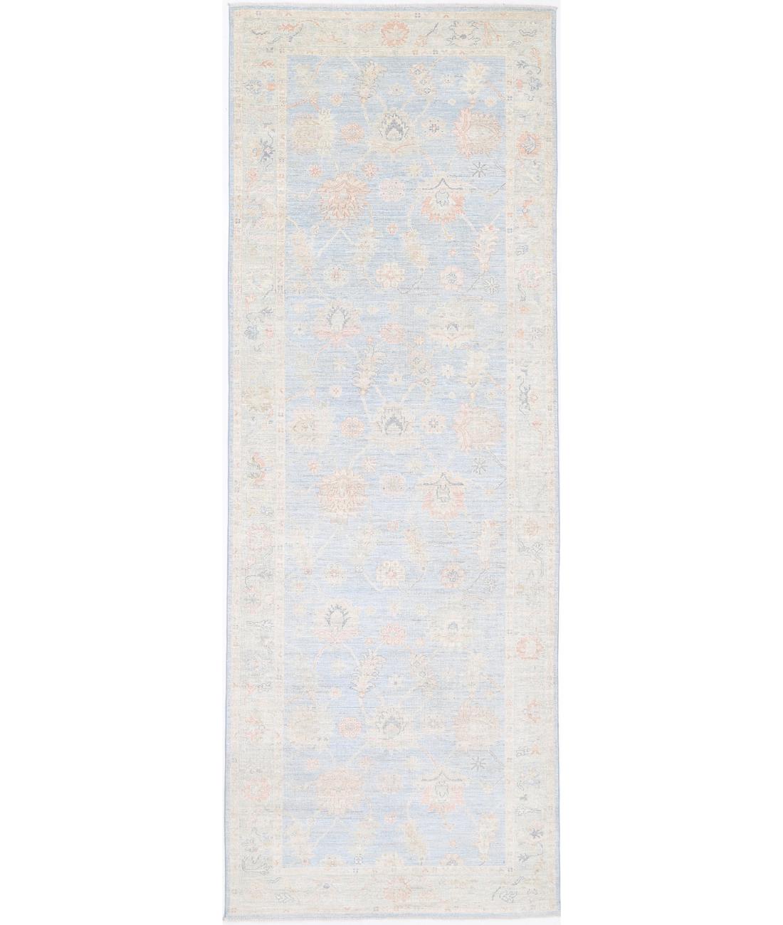 Hand Knotted Oushak Wool Rug - 5'2'' x 15'11''