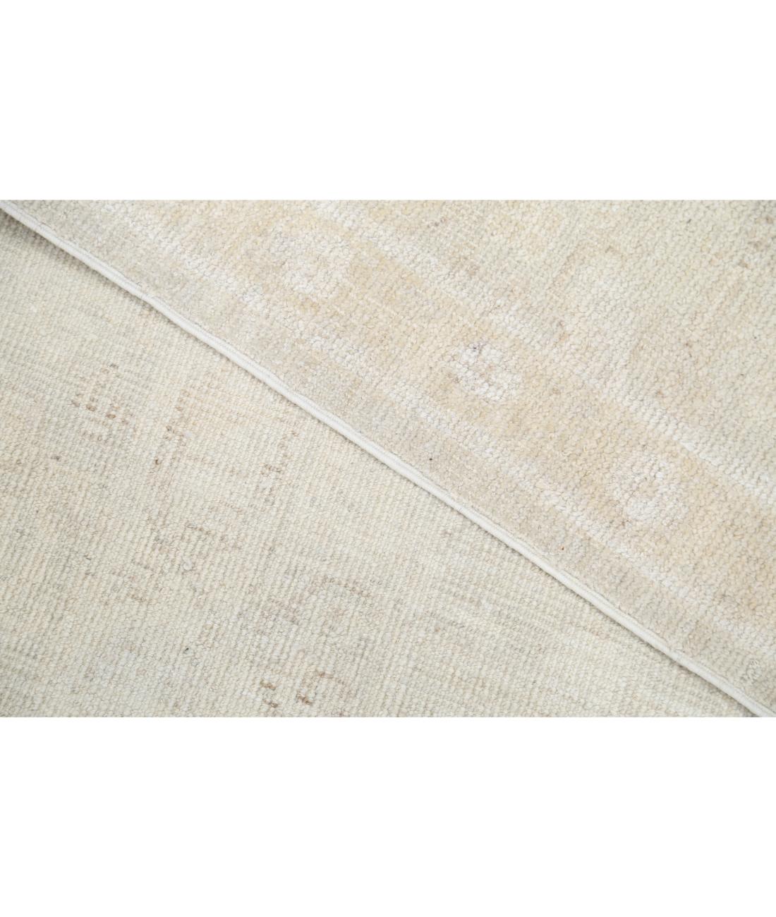 Hand Knotted Oushak Wool Rug - 8'2'' x 10'4''