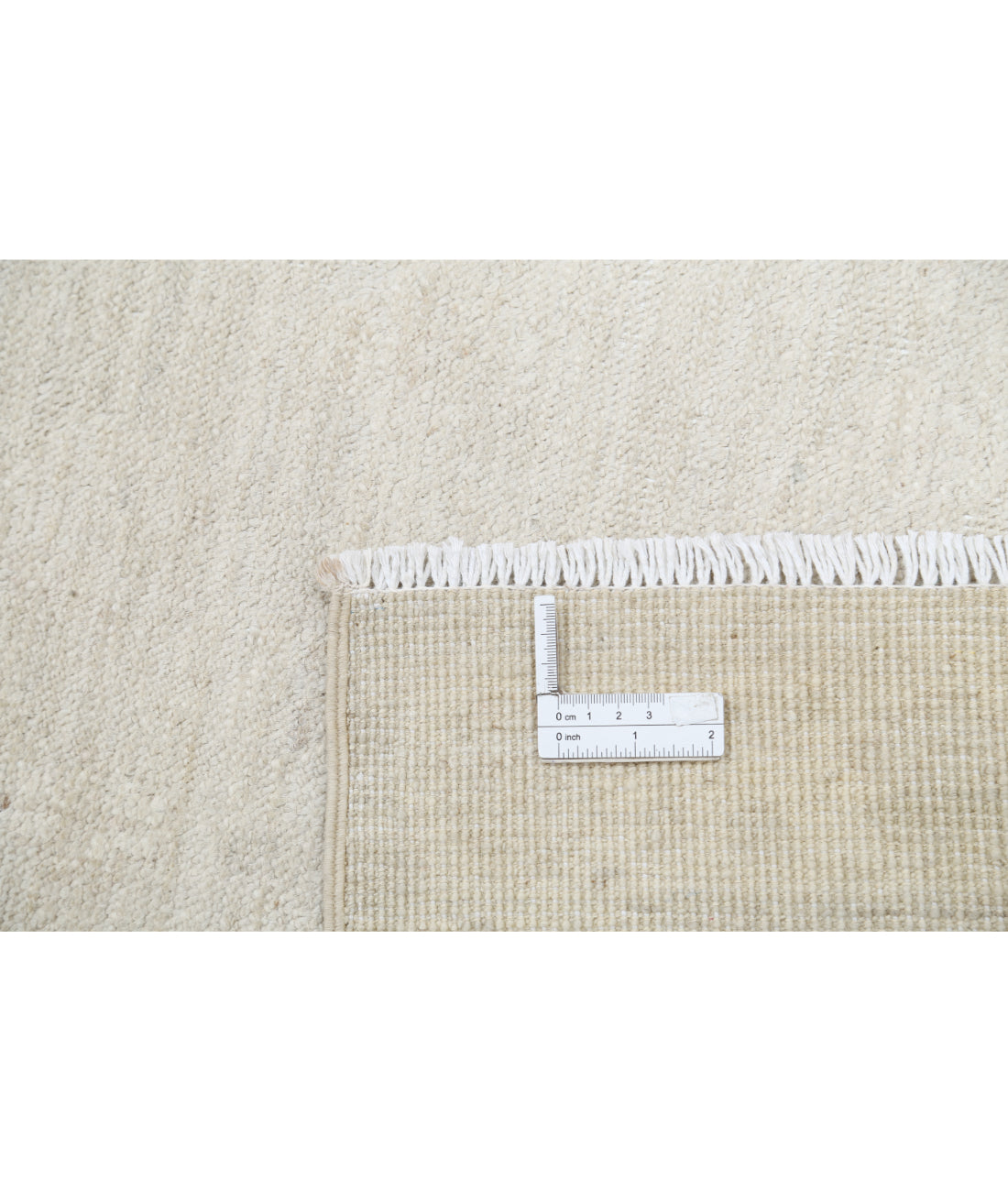 Hand Knotted Oushak Wool Rug - 8'0'' x 10'2'' 8' 0" X 10' 2" (244 X 310) / Ivory / Ivory