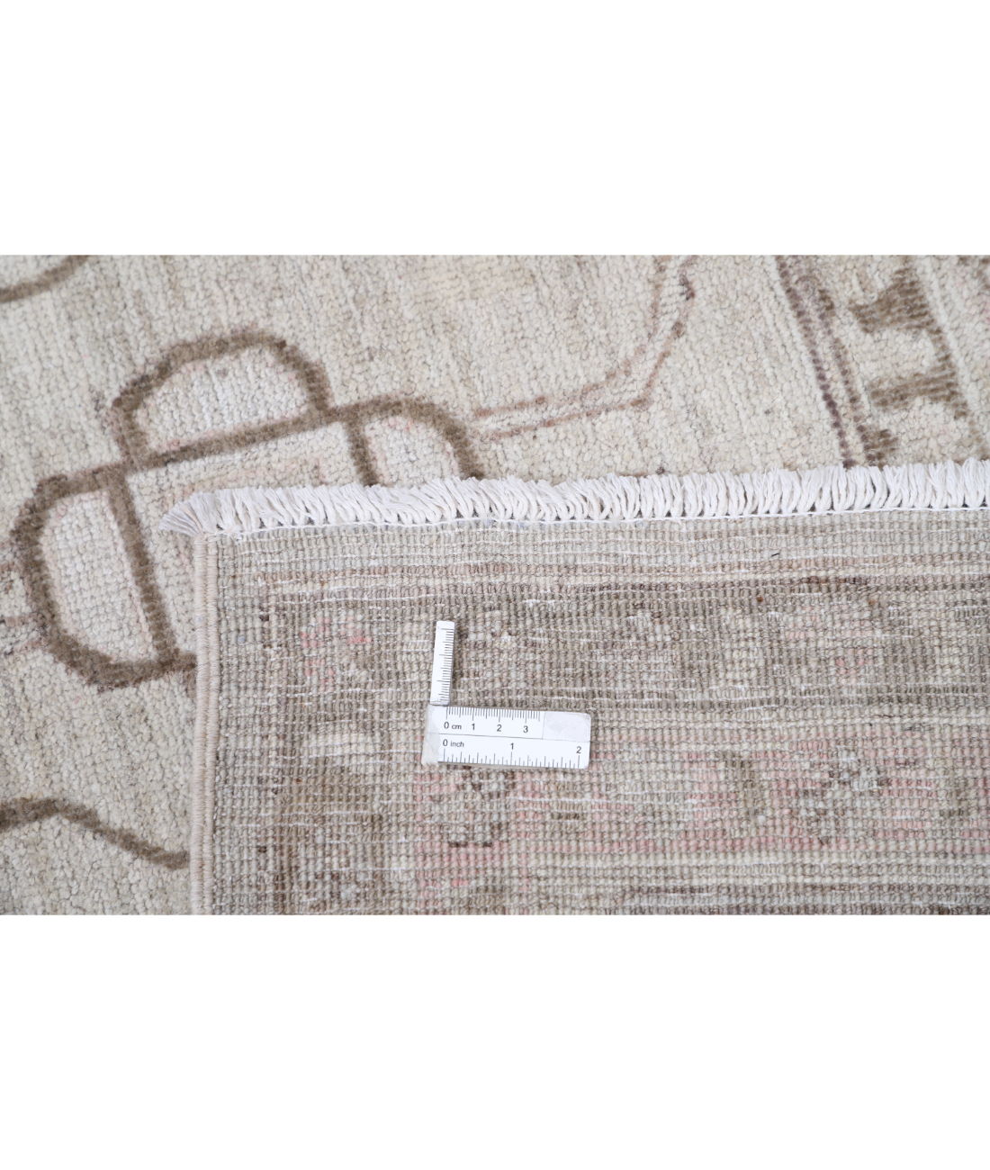 Hand Knotted Oushak Wool Rug 9' 10" X 13' 8" 9' 10" X 13' 8" (300 X 417) / Grey / Grey