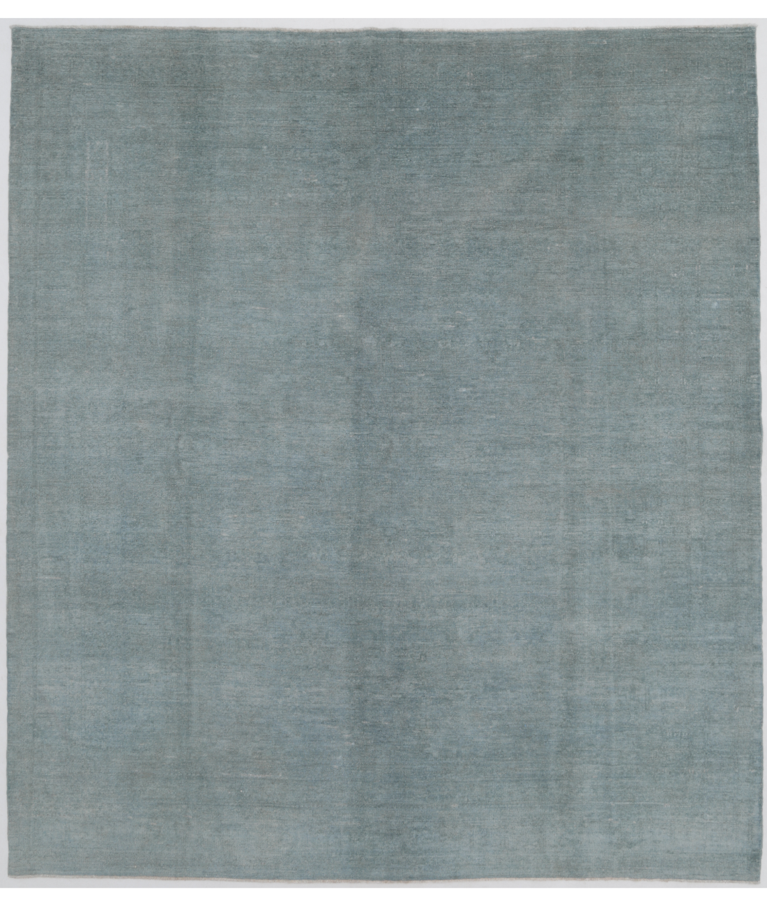 Hand Knotted Overdye Wool Rug  - 8&#39; 0&quot; X 9&#39; 3&quot;