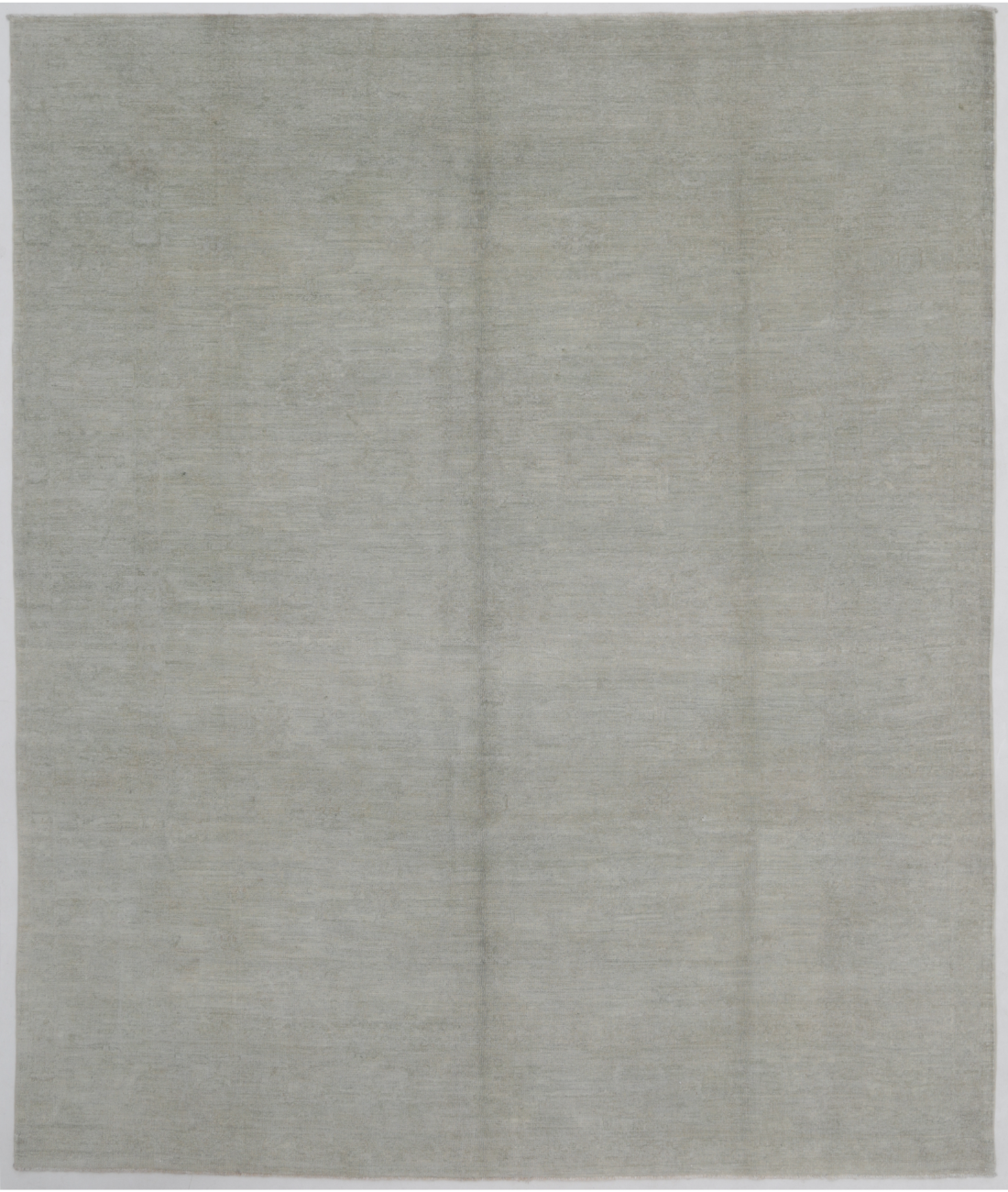 Hand Knotted Overdye Wool Rug  - 8&#39; 0&quot; X 9&#39; 5&quot;