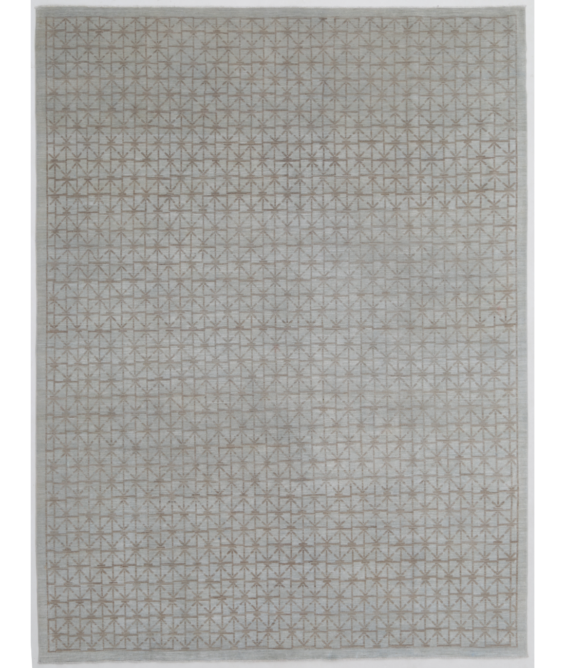 Hand Knotted Overdye Wool Rug  - 7' 11" X 10' 8"