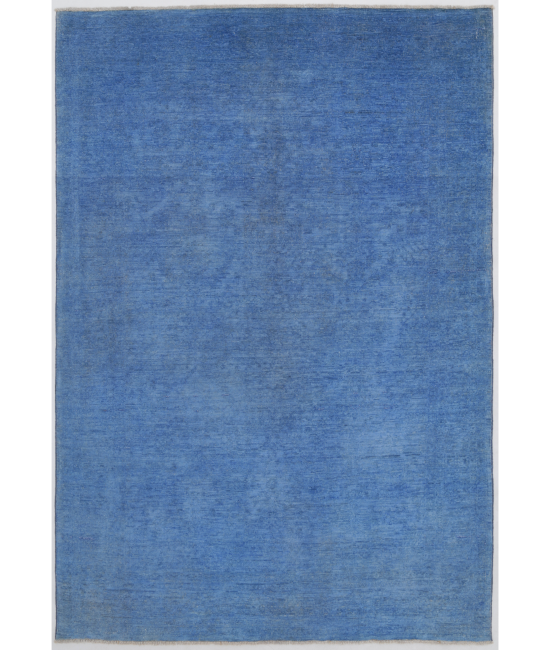Hand Knotted Overdye Wool Rug  - 5' 2" X 7' 8"