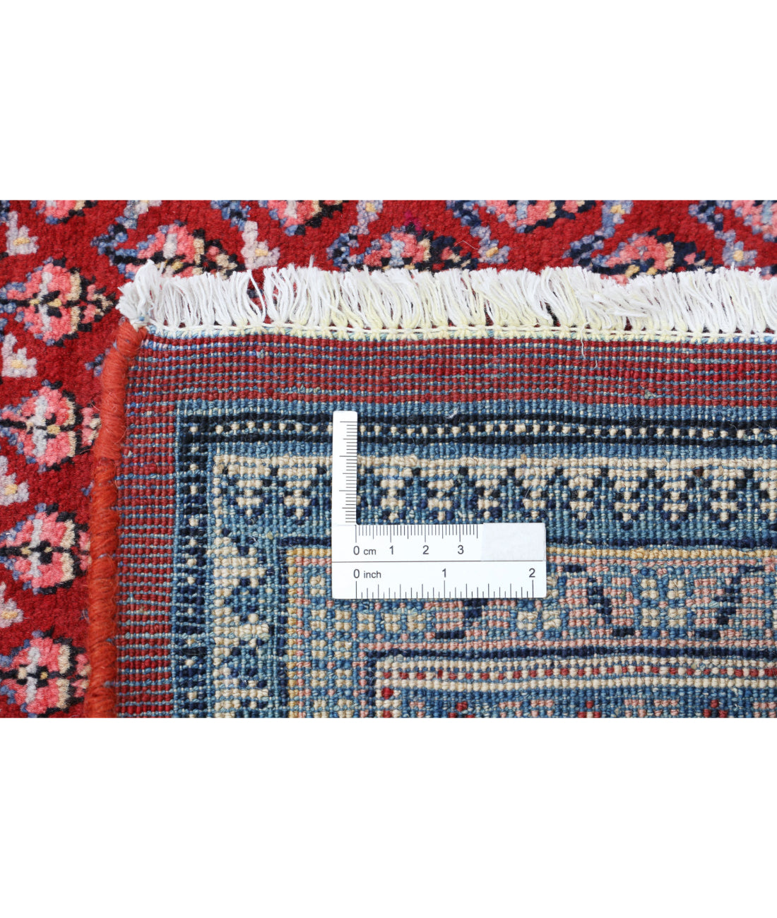 Hand Knotted Persian Mir Saraband Wool Rug - 6'10'' x 10'2'' 6'10'' x 10'2'' (205 X 305) / Red / Multi