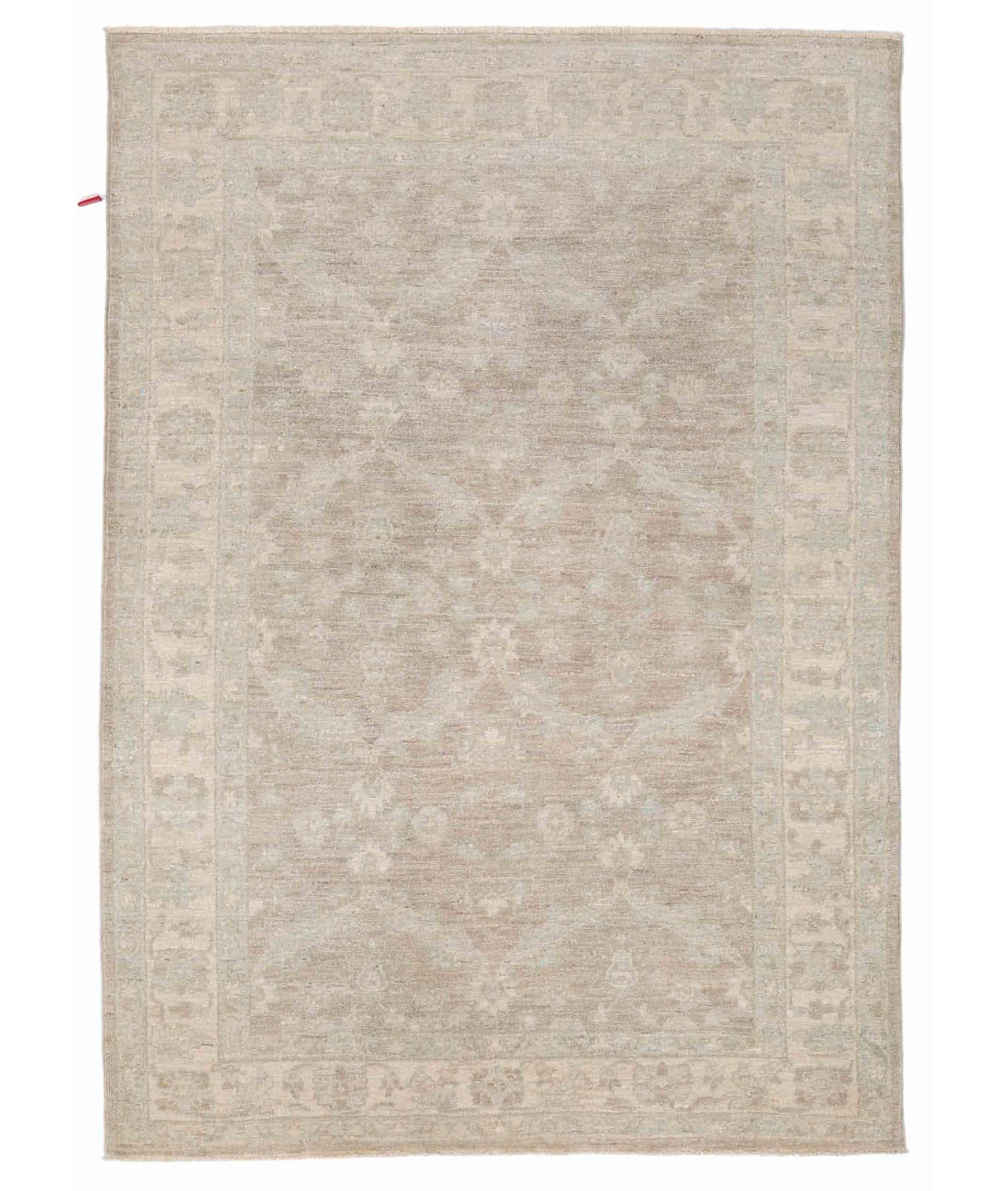 Hand Knotted Serenity Wool Rug  - 4&#39; 1&quot; X 5&#39; 9&quot;