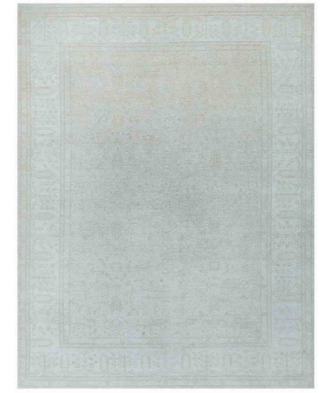 Hand Knotted Serenity Wool Rug  - 9' 0" X 11' 9"