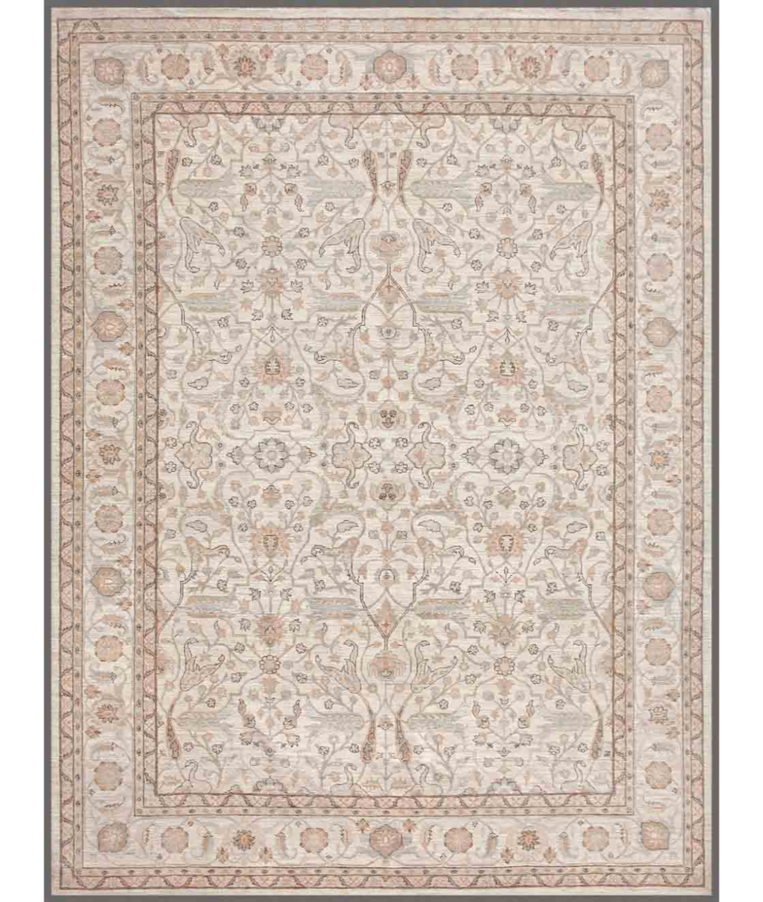 Hand Knotted Serenity Wool Rug  - 9' 3" X 12' 1"