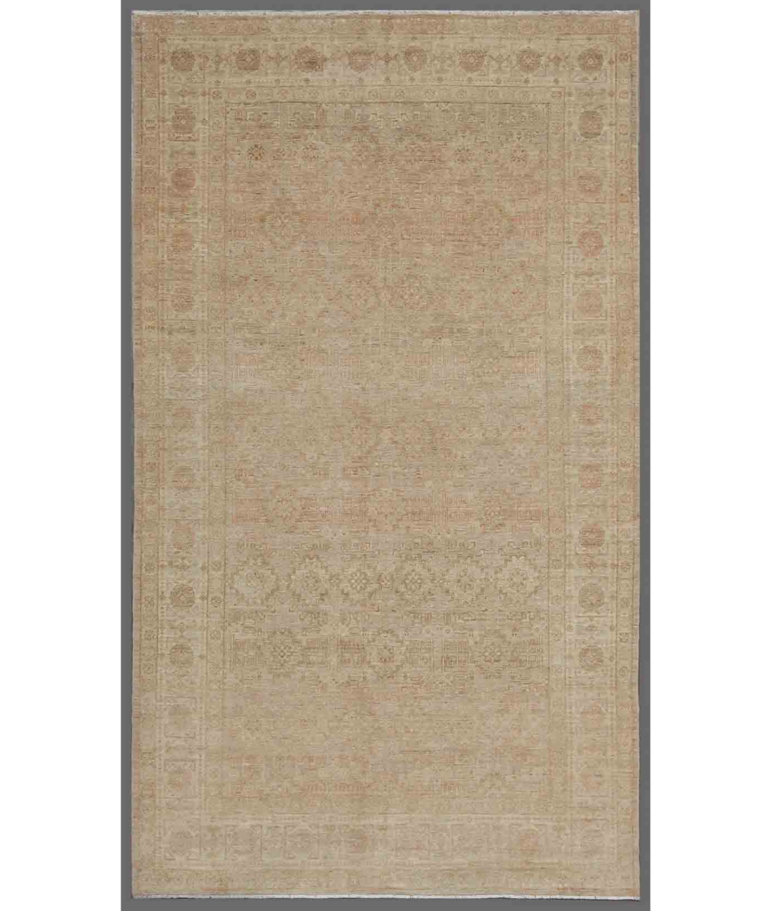 Hand Knotted Serenity Wool Rug  - 6&#39; 2&quot; X 11&#39; 3&quot;