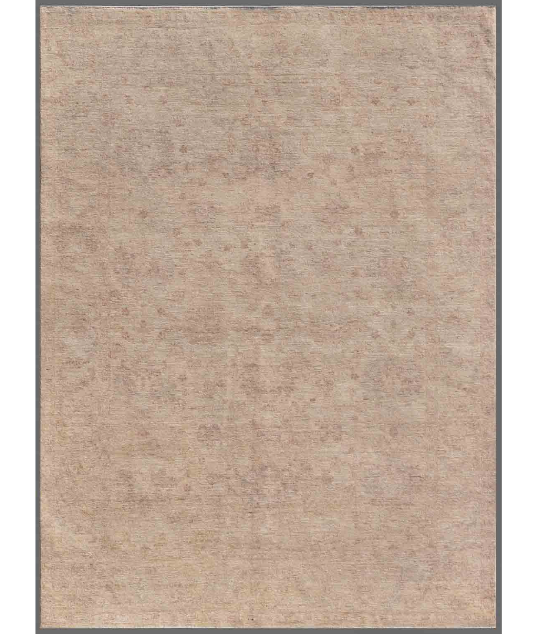 Hand Knotted Serenity Wool Rug  - 6' 1" X 8' 2"