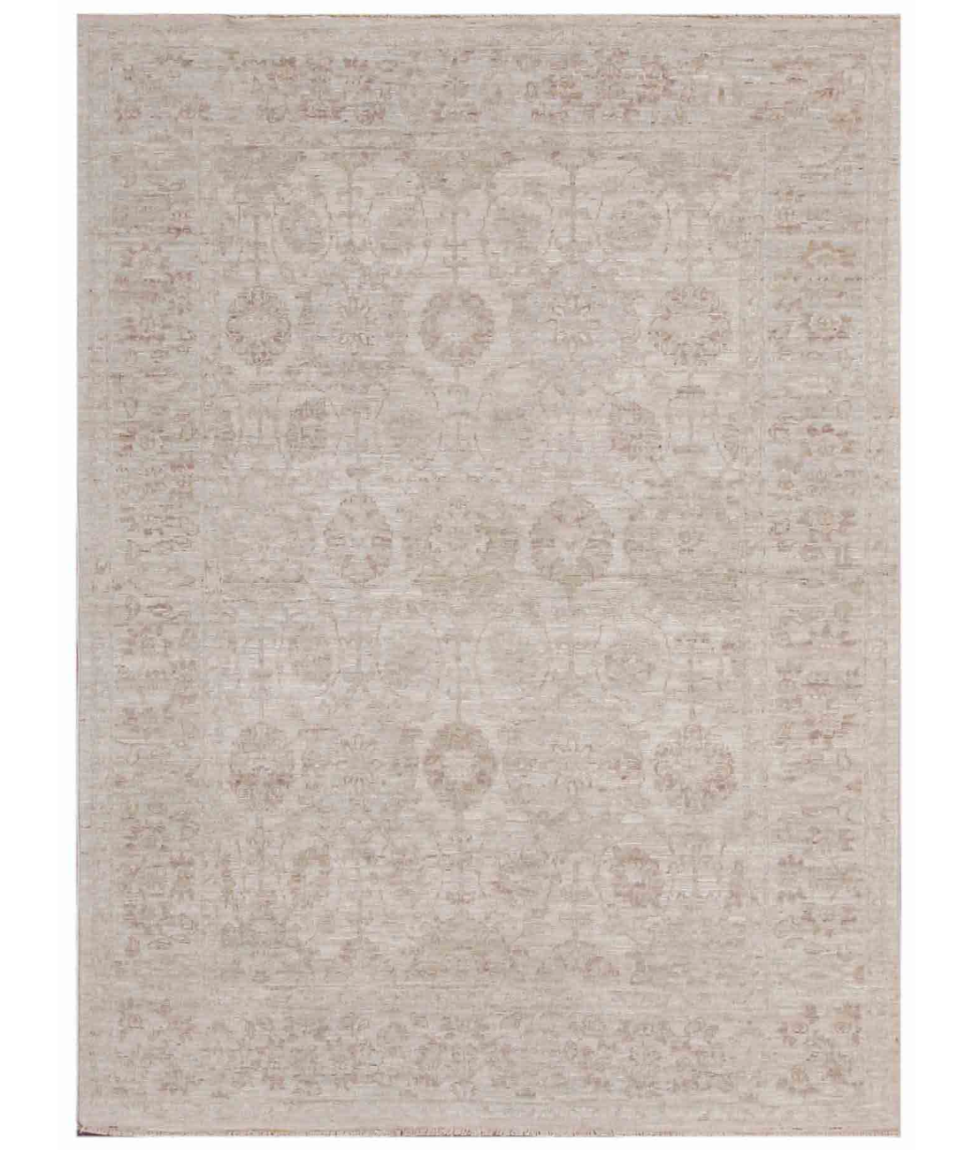 Hand Knotted Serenity Wool Rug  - 3' 11" X 5' 5"