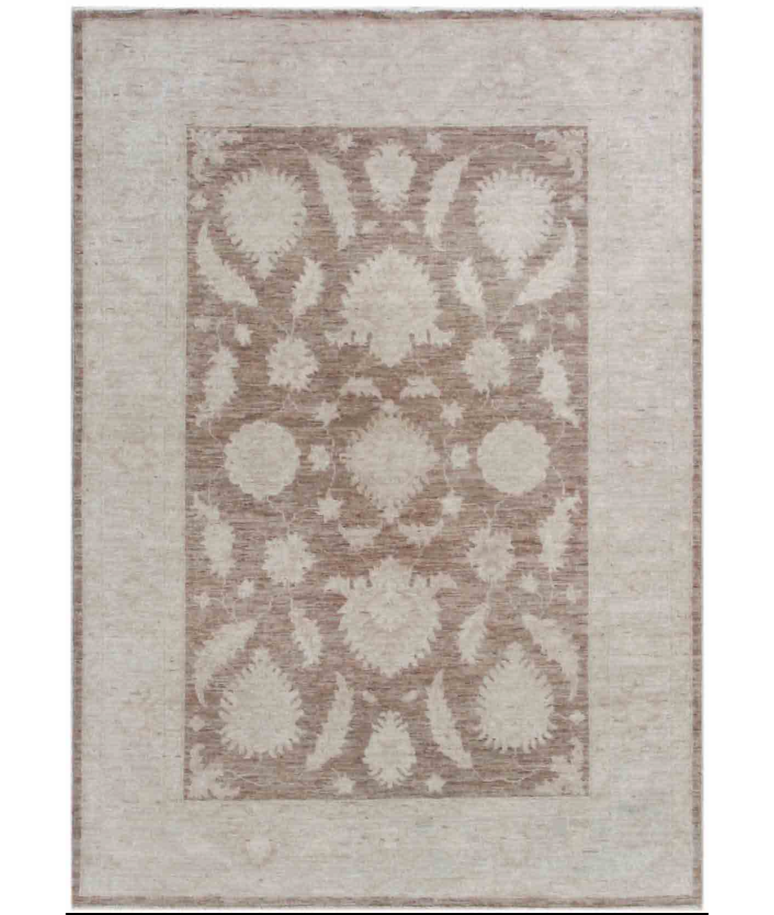 Hand Knotted Serenity Wool Rug  - 4&#39; 0&quot; X 5&#39; 9&quot;