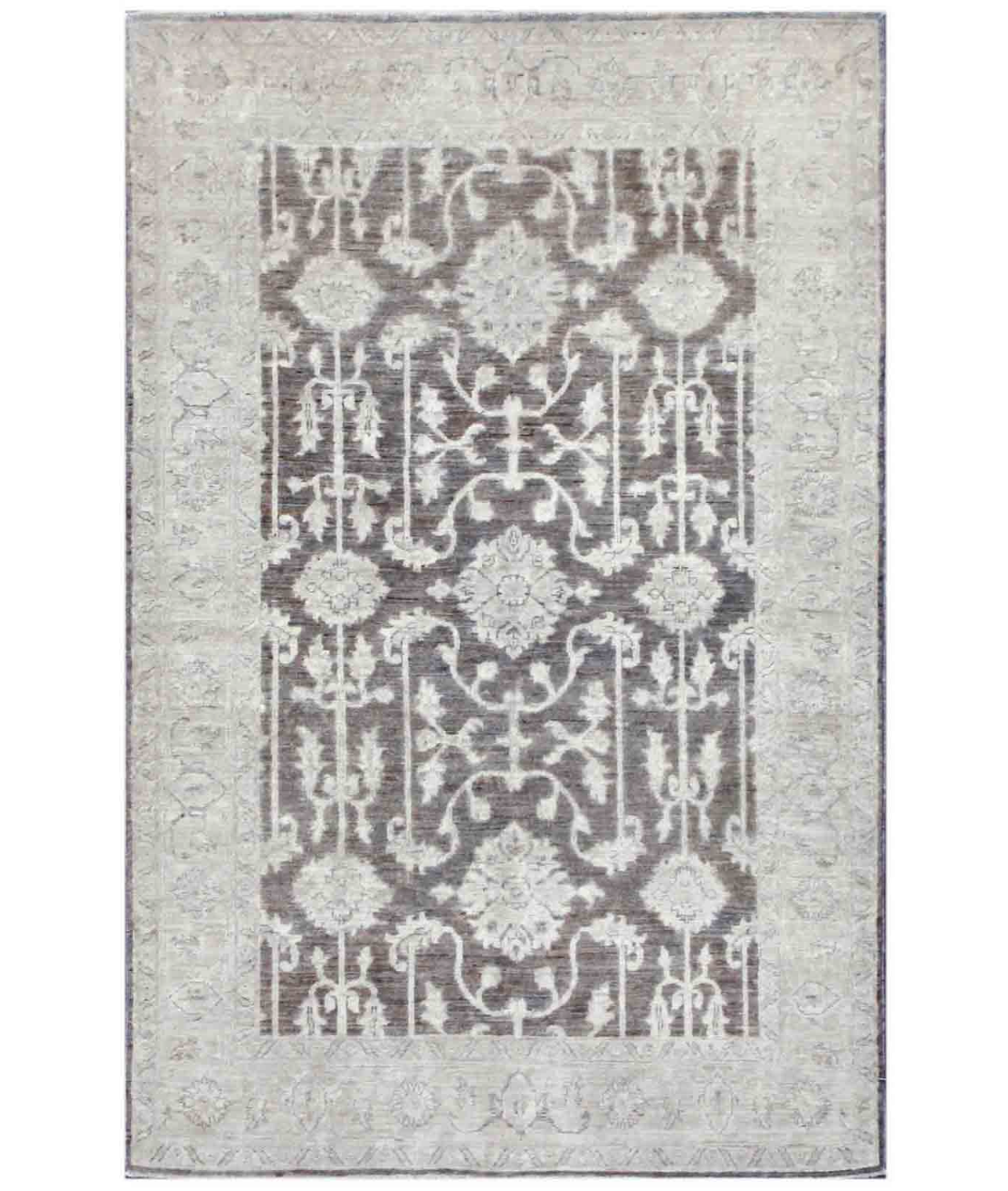 Hand Knotted Serenity Wool Rug  - 4&#39; 0&quot; X 6&#39; 3&quot;