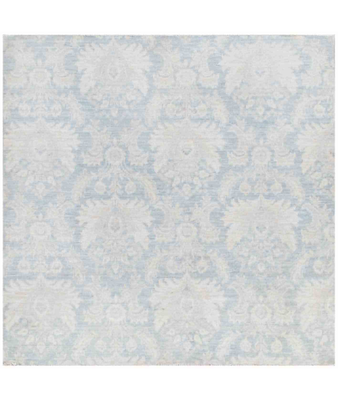Hand Knotted Serenity Wool Rug  - 4&#39; 8&quot; X 4&#39; 10&quot;