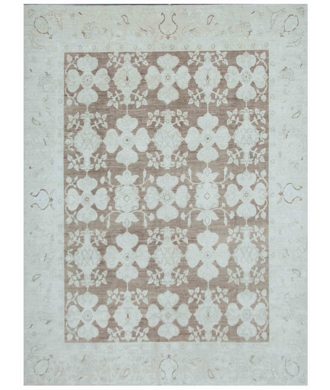 Hand Knotted Serenity Wool Rug  - 8&#39; 11&quot; X 11&#39; 9&quot;