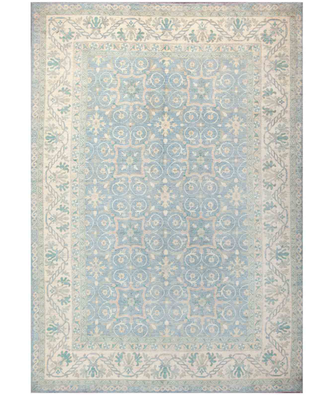 Hand Knotted Serenity Wool Rug  - 2' 9" X 9' 8"