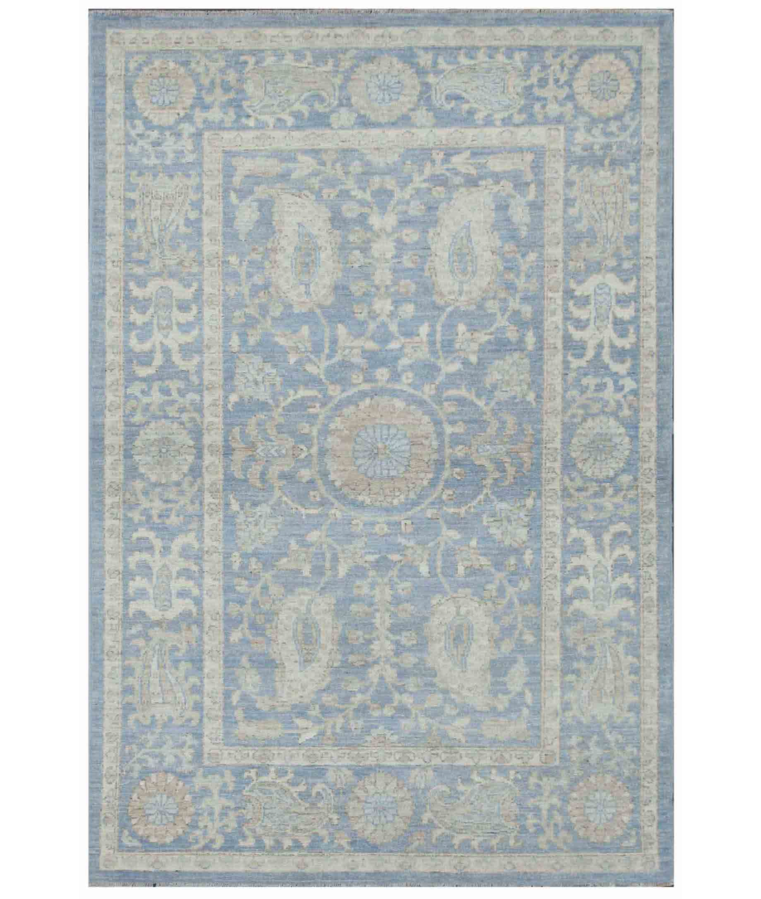 Hand Knotted Serenity Wool Rug  - 3&#39; 10&quot; X 5&#39; 9&quot;