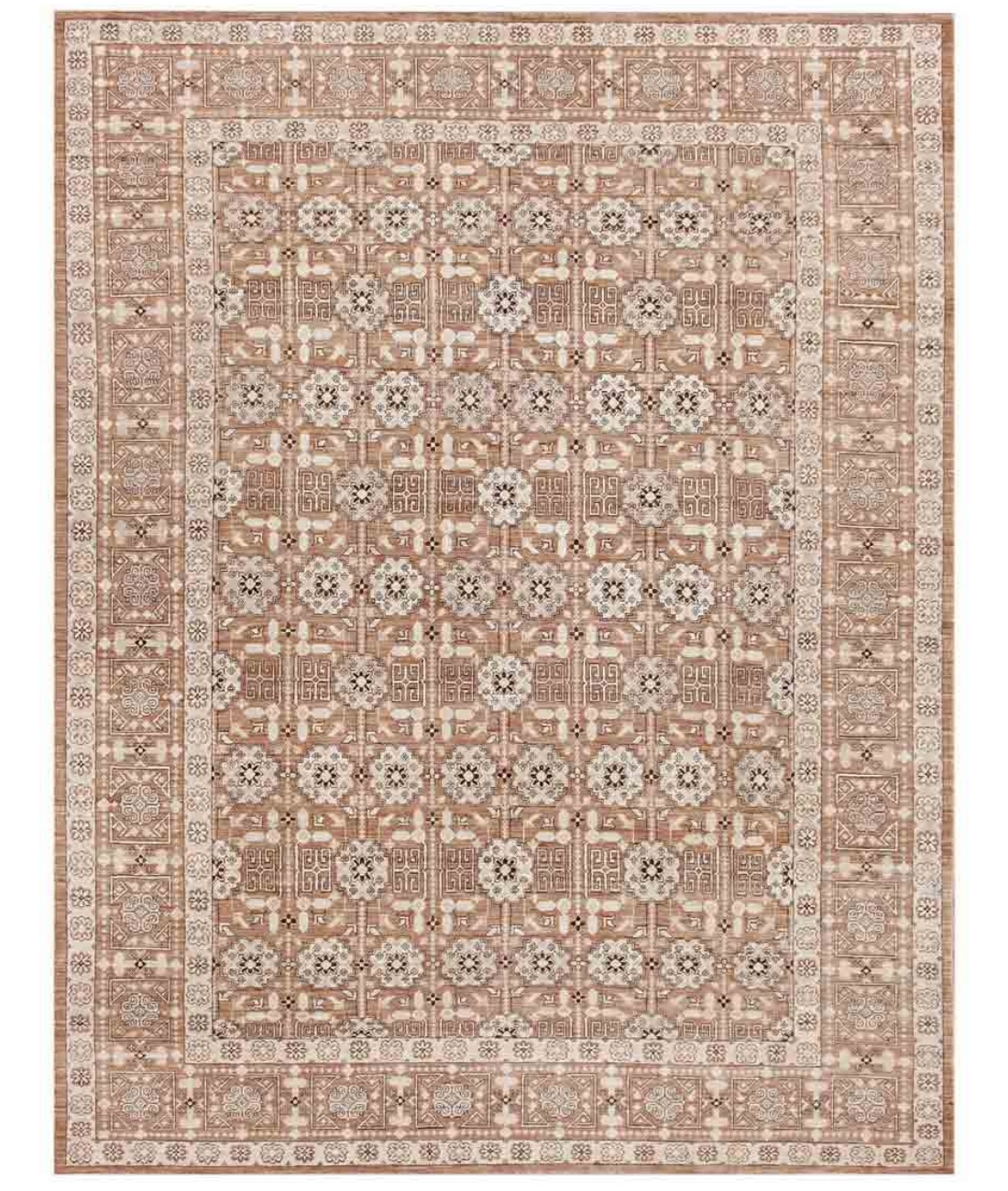 Hand Knotted Serenity Wool Rug  - 8&#39; 10&quot; X 11&#39; 3&quot;