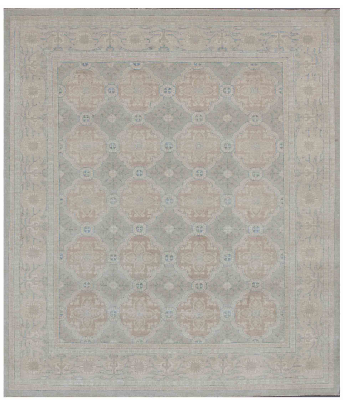 Hand Knotted Serenity Wool Rug  - 8' 0" X 9' 0"