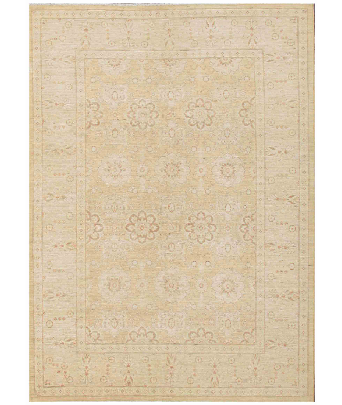 Hand Knotted Serenity Wool Rug  - 6' 1" X 8' 7"