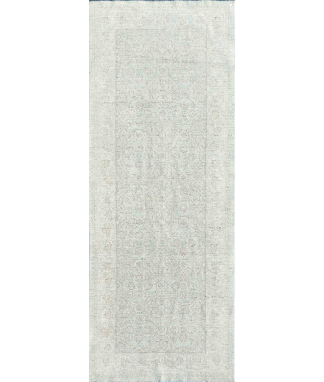 Hand Knotted Serenity Wool Rug  - 4&#39; 1&quot; X 11&#39; 0&quot;