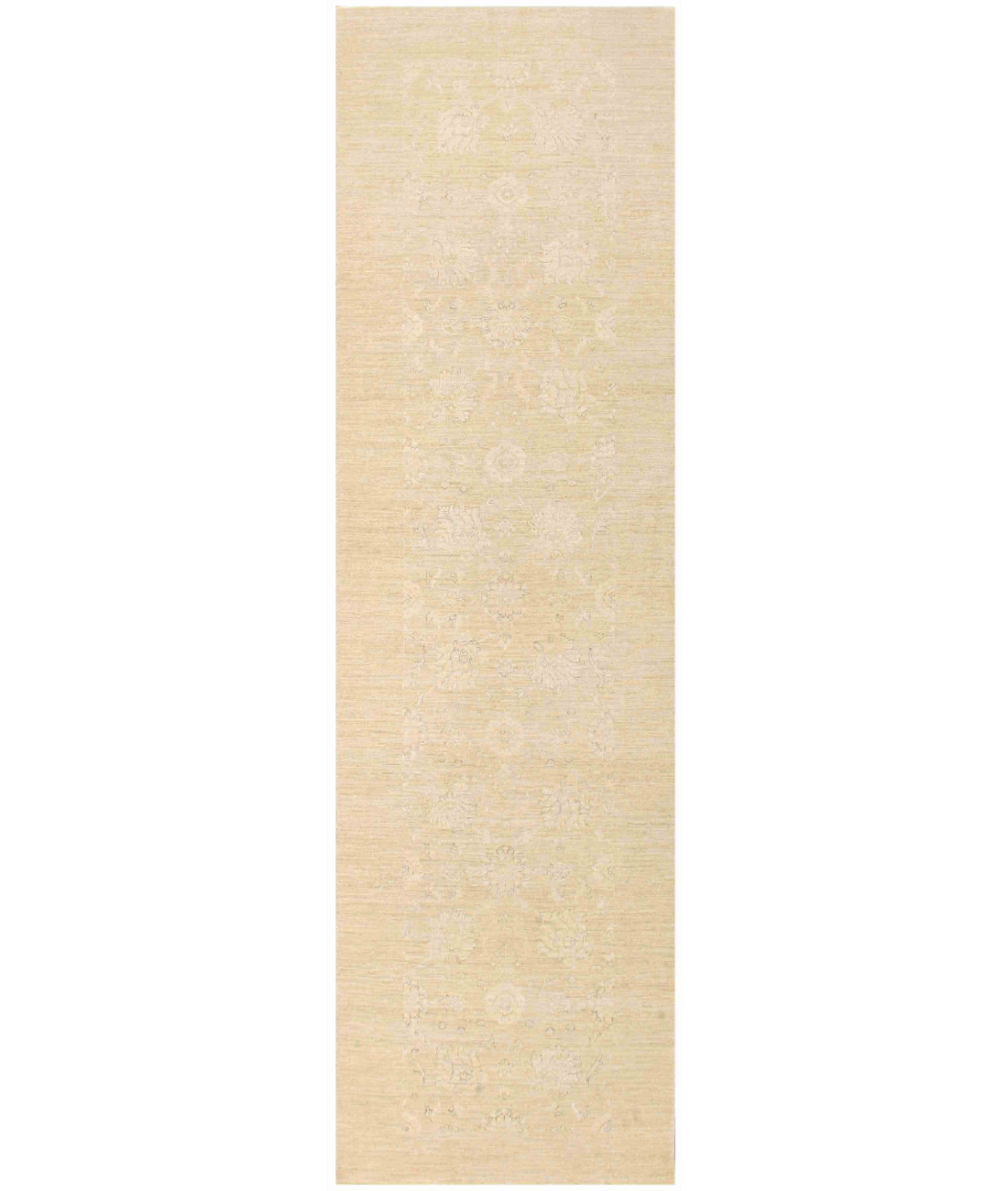 Hand Knotted Serenity Wool Rug  - 4&#39; 3&quot; X 14&#39; 4&quot;