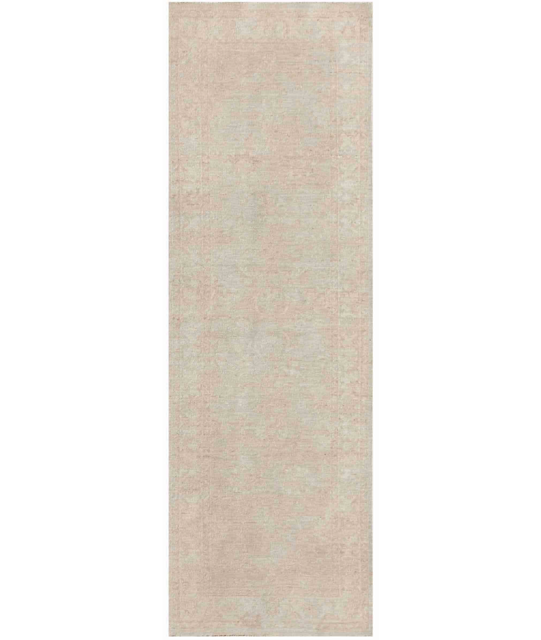 Hand Knotted Serenity Wool Rug 2' 7" X 7' 10" 2' 7" X 7' 10" (79 X 239) / Teal / Ivory