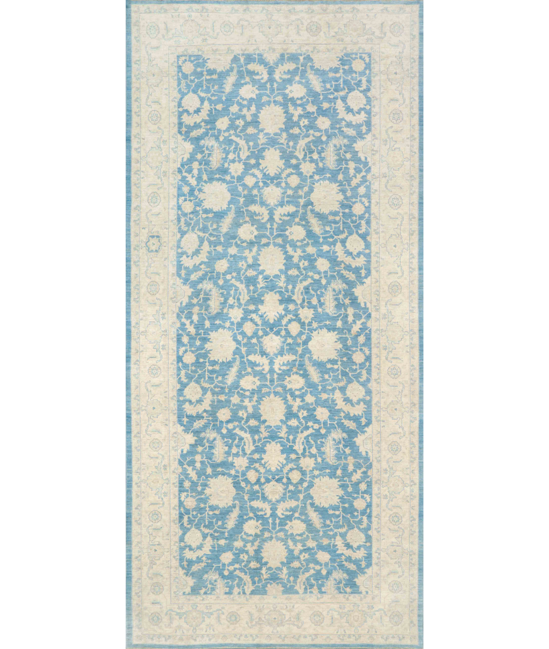 Hand Knotted Serenity Wool Rug  - 8&#39; 10&quot; X 19&#39; 9&quot;