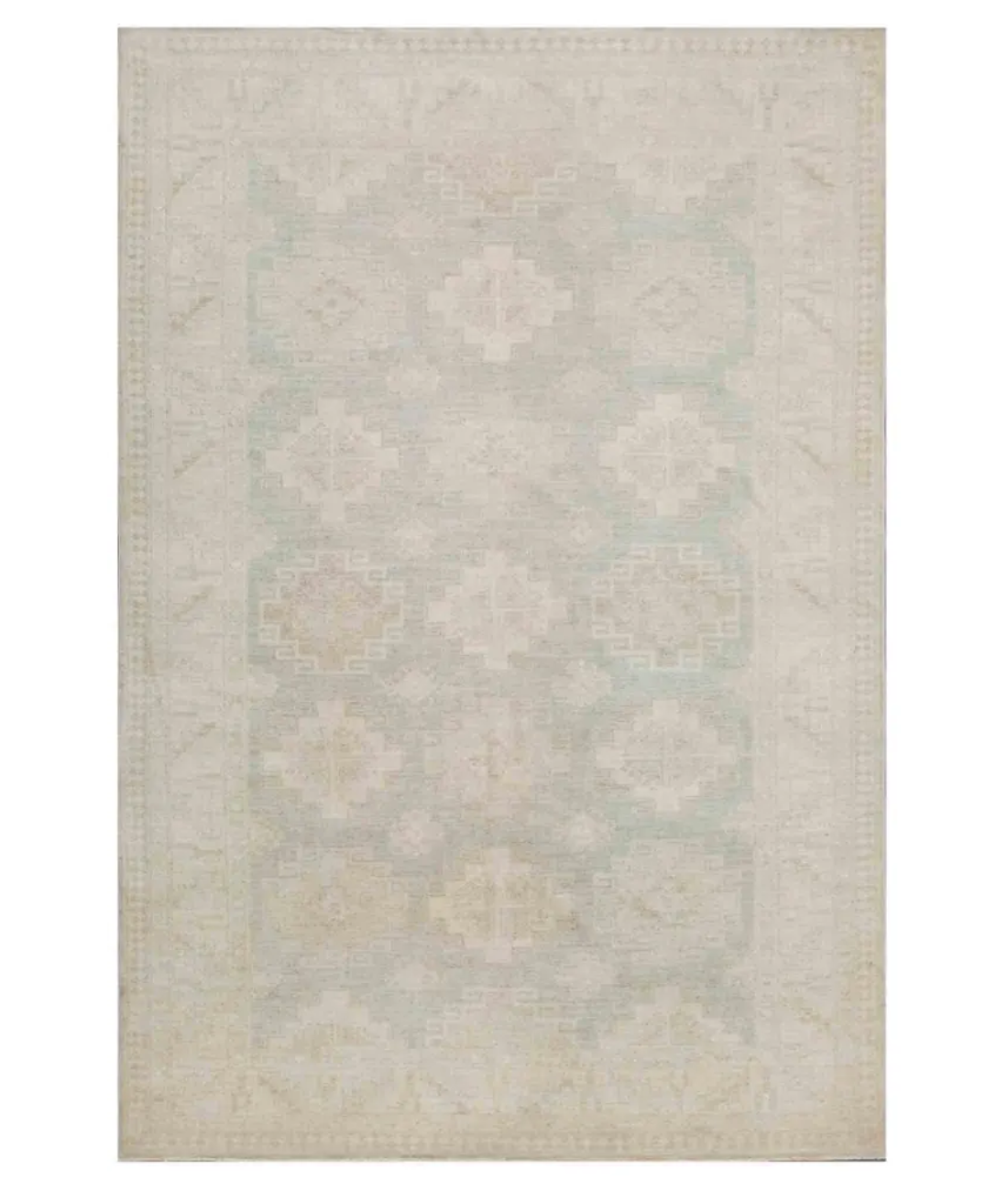 Hand Knotted Serenity Wool Rug  - 6&#39; 10&quot; X 9&#39; 11&quot;
