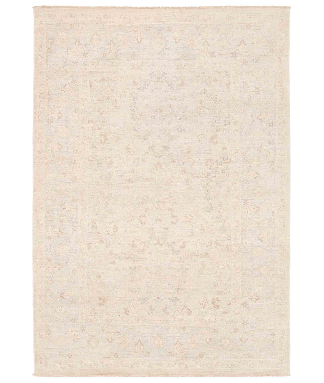 Hand Knotted Serenity Wool Rug  - 4' 5" X 6' 5"