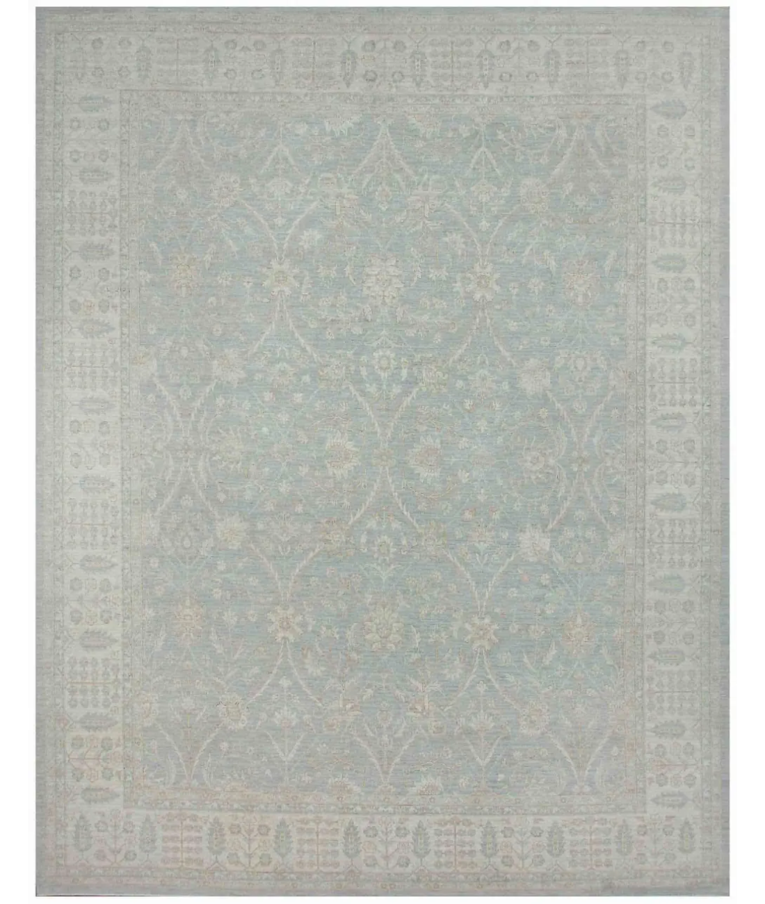 Hand Knotted Serenity Wool Rug  - 11&#39; 11&quot; X 15&#39; 2&quot;