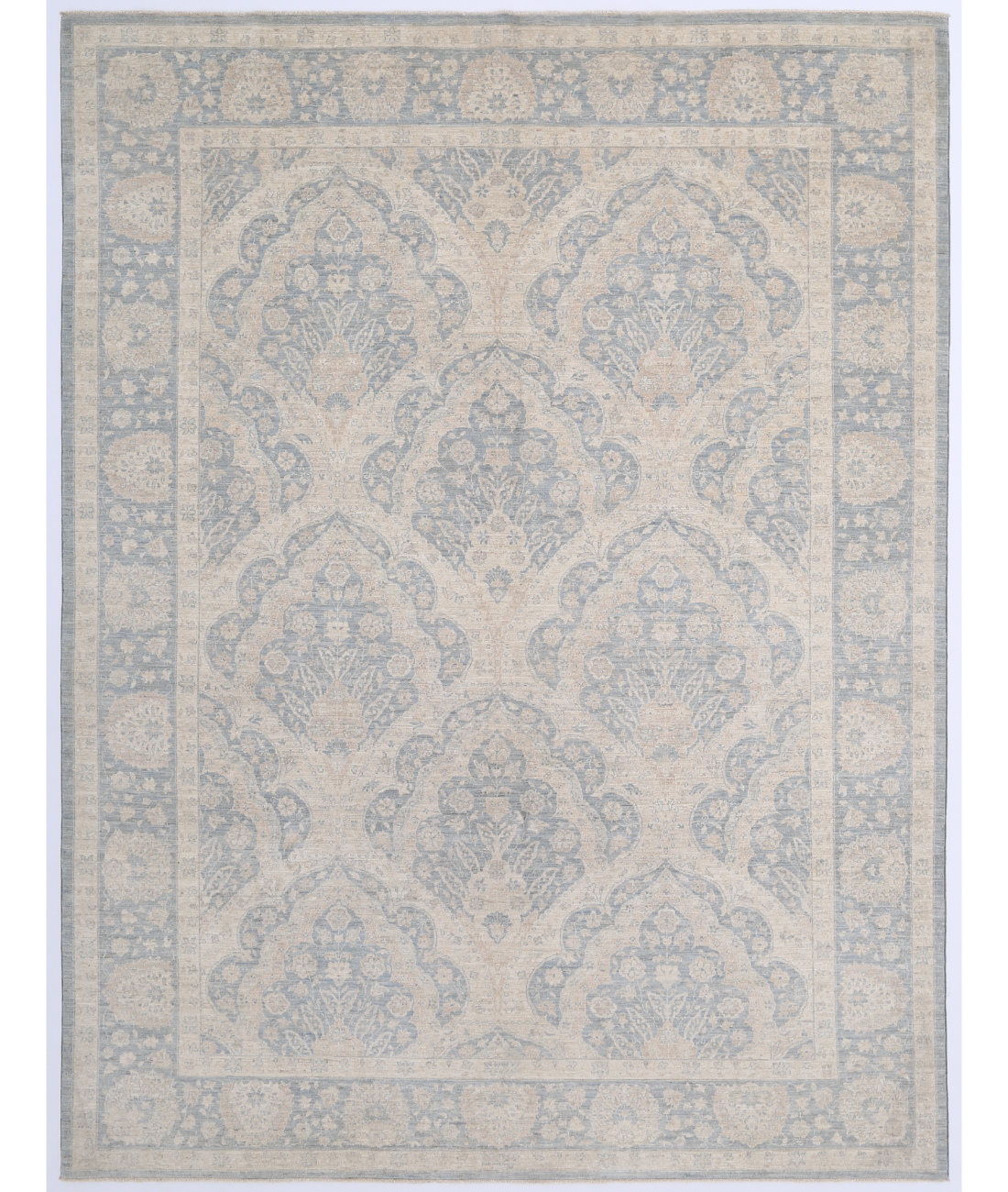 Hand Knotted Serenity Wool Rug  - 8&#39; 10&quot; X 11&#39; 8&quot;