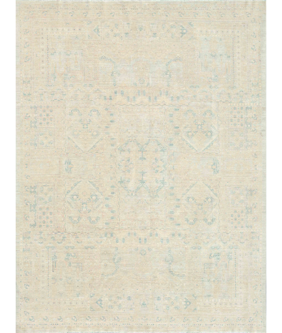 Hand Knotted Serenity Wool Rug  - 8&#39; 10&quot; X 11&#39; 11&quot;