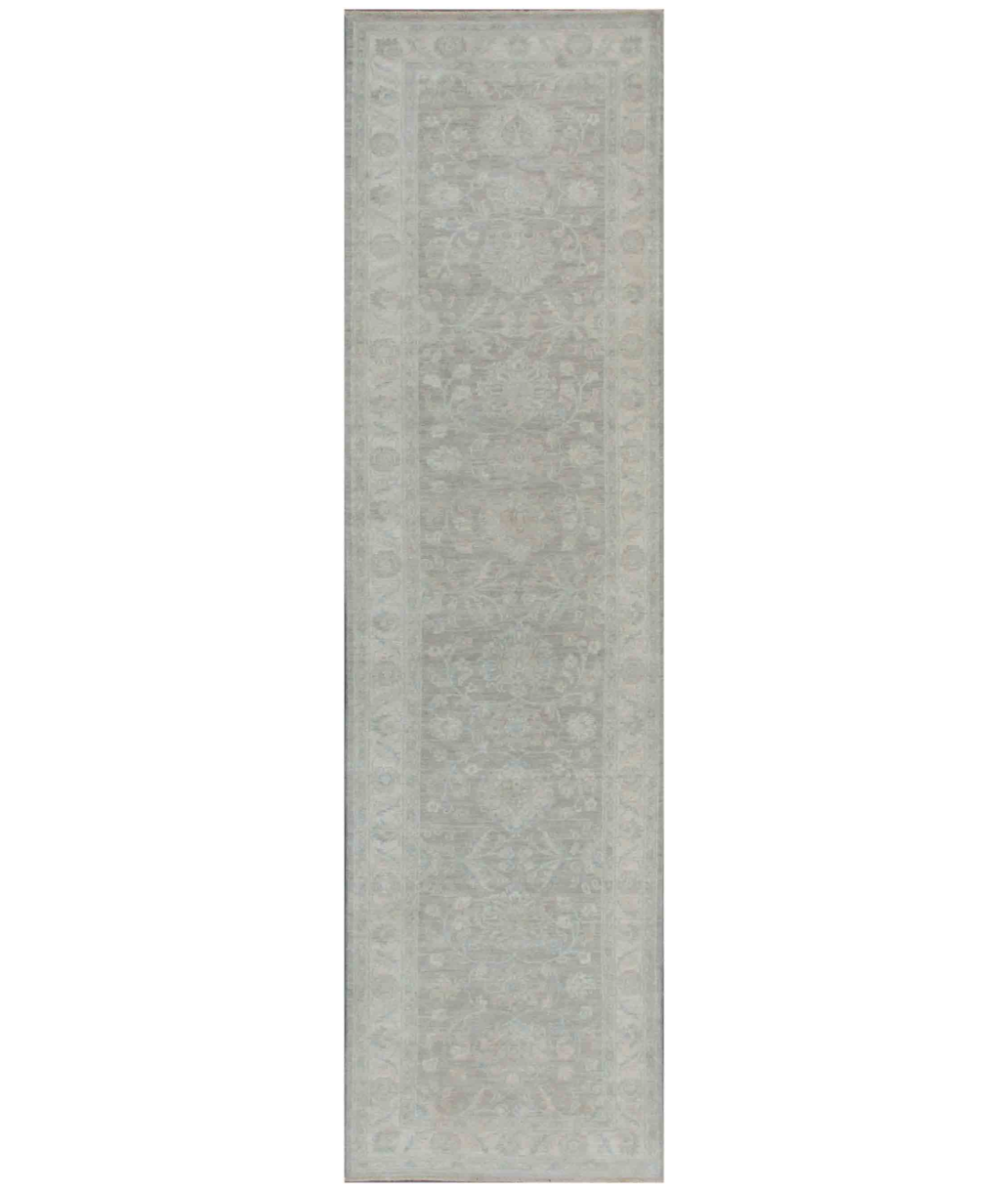 Hand Knotted Serenity Wool Rug 2' 9" X 10' 3" 2' 9" X 10' 3" (84 X 312) / Taupe / Ivory