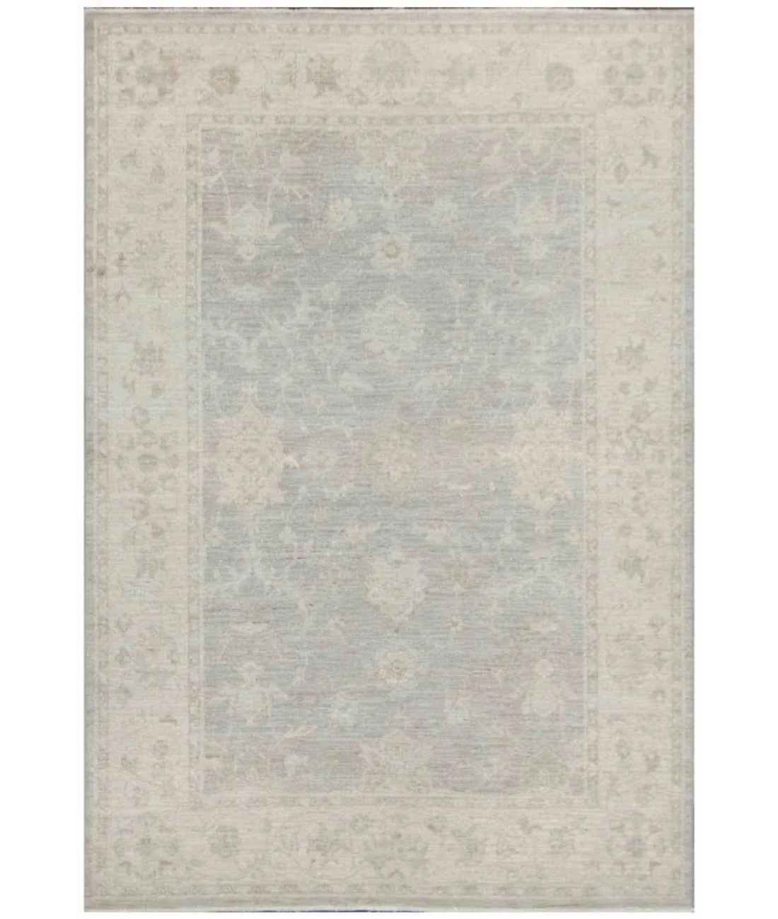 Hand Knotted Serenity Wool Rug  - 4&#39; 0&quot; X 5&#39; 10&quot;