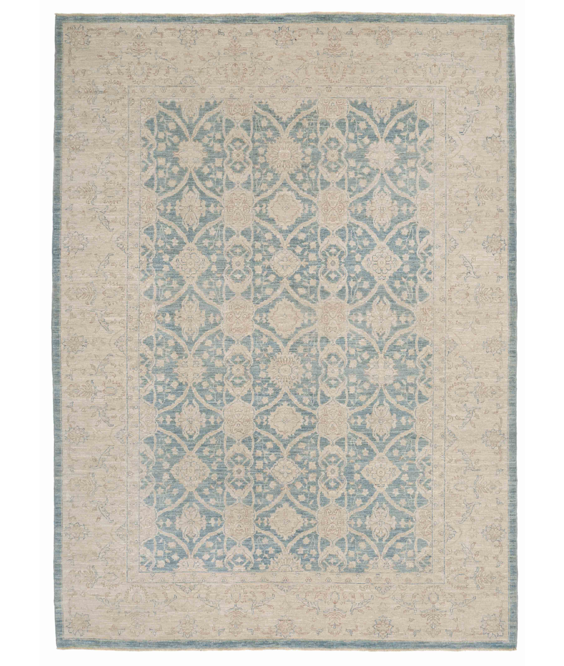 Hand Knotted Serenity Wool Rug  - 6' 2" X 8' 7"