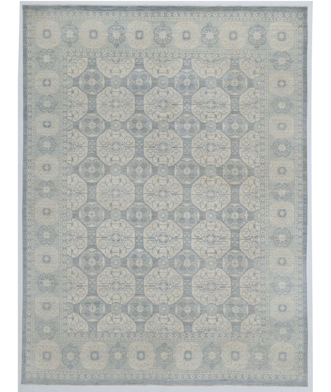 Hand Knotted Serenity Wool Rug  - 8&#39; 11&quot; X 11&#39; 10&quot;