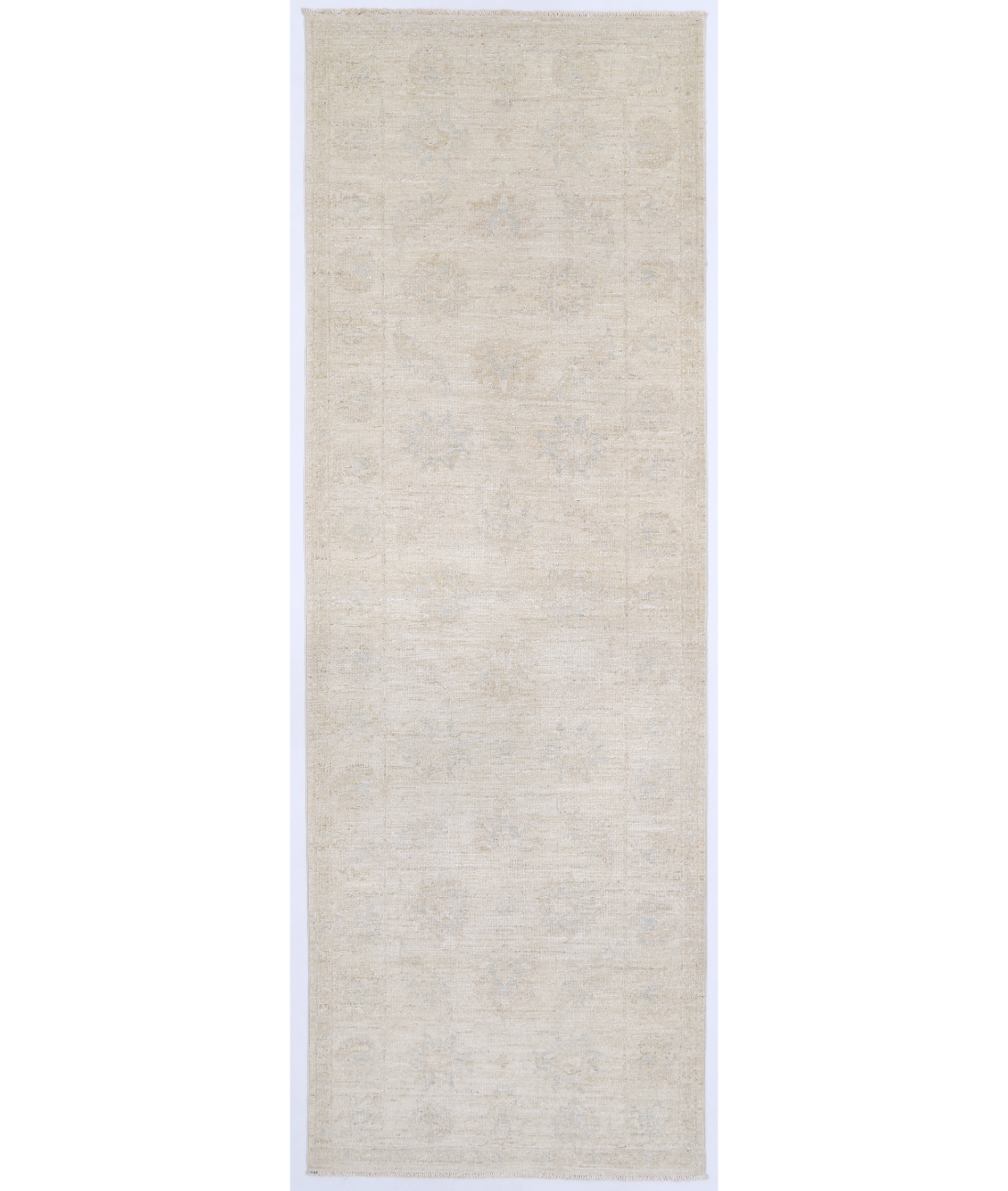 Hand Knotted Serenity Wool Rug 2' 8" X 7' 6" 2' 8" X 7' 6" (81 X 229) / Ivory / Ivory