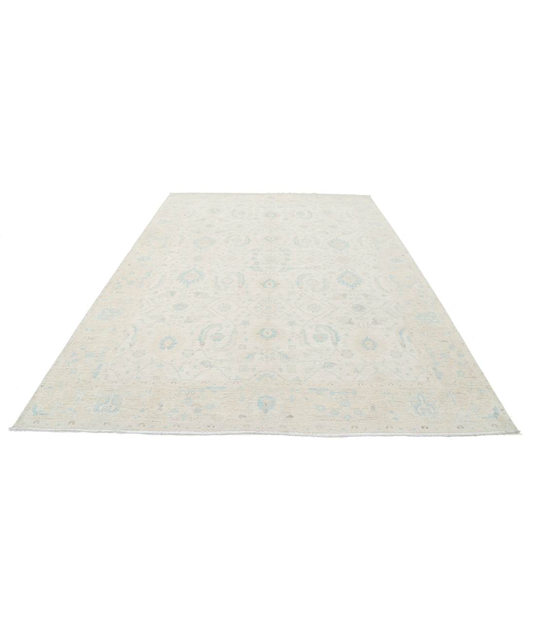 Hand Knotted Serenity Wool Rug - 7'11'' x 11'2'' 7' 11" X 11' 2" (241 X 340) / Ivory / Taupe