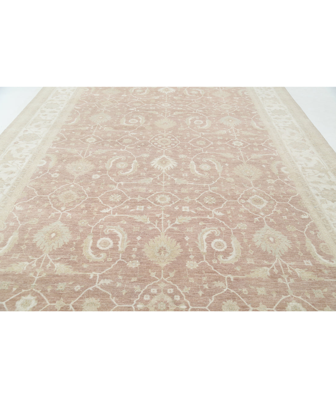 Hand Knotted Serenity Wool Rug - 9'10'' x 20'3'' 9' 10" X 20' 3" (300 X 617) / Brown / Ivory