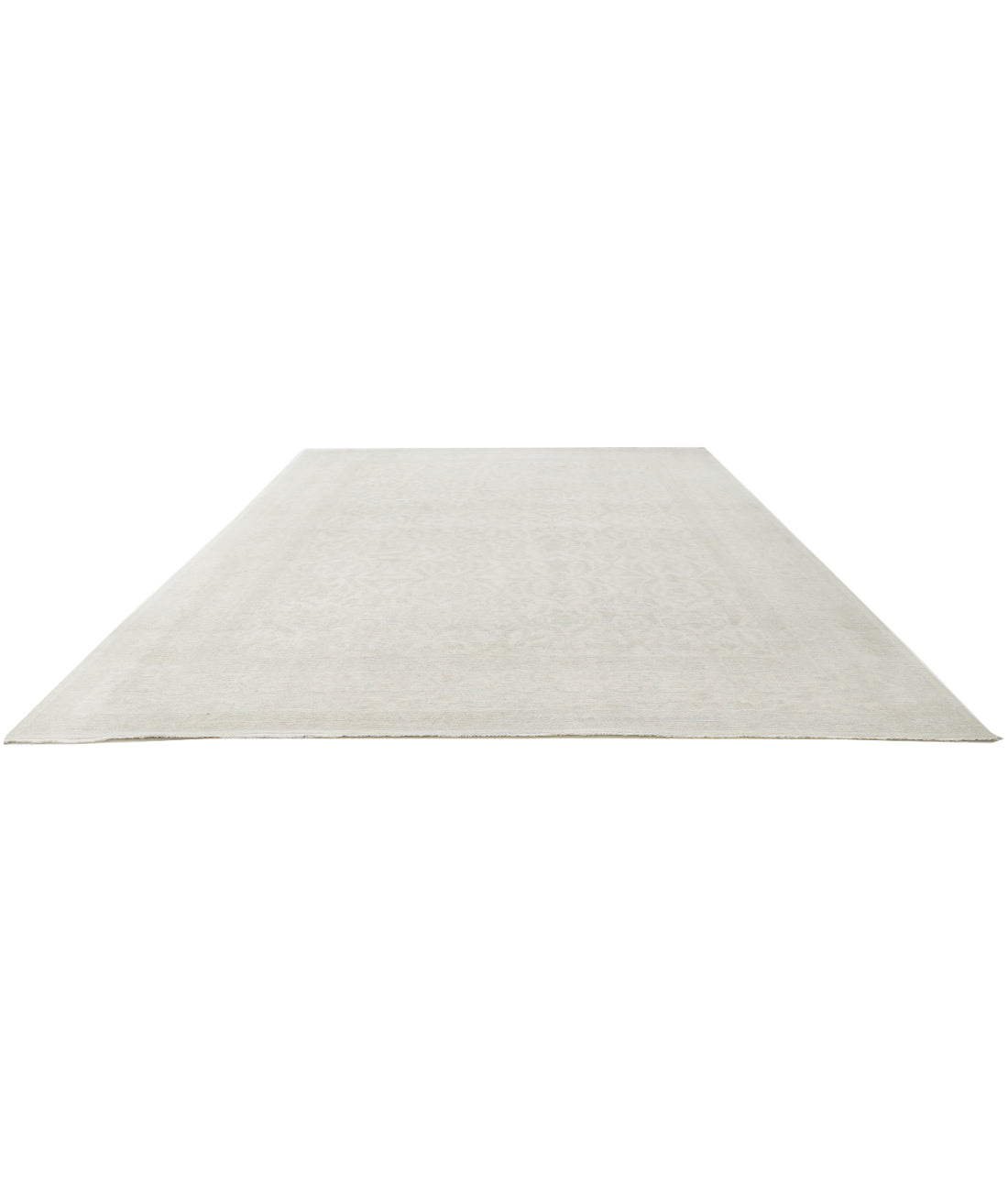 Hand Knotted Serenity Wool Rug - 11'10'' x 16'9'' 11' 10" X 16' 9" (361 X 511) / Ivory / Blue