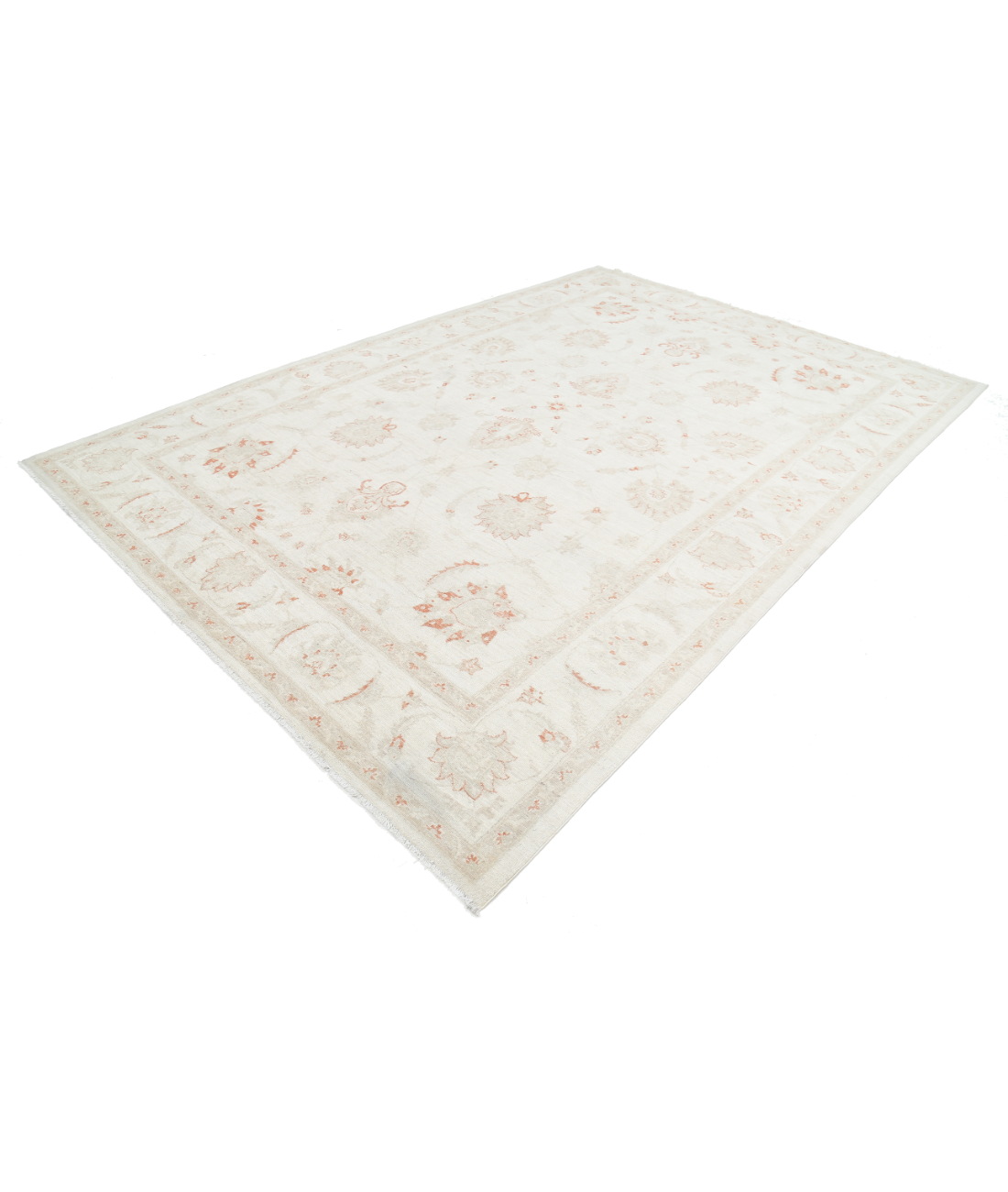 Hand Knotted Serenity Wool Rug 8' 2" X 11' 10" 8' 2" X 11' 10" (249 X 361) / Ivory / Ivory