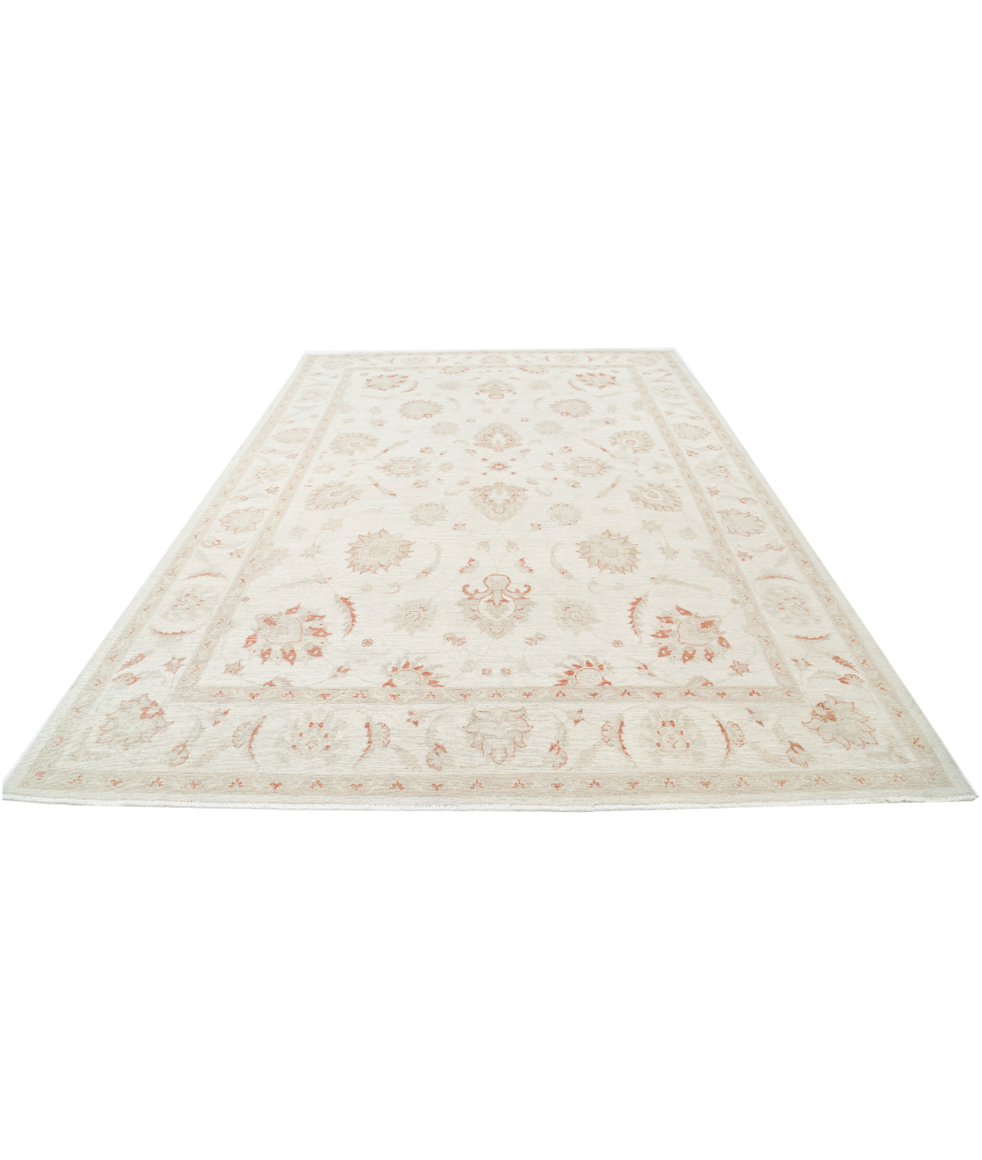 Hand Knotted Serenity Wool Rug 8' 2" X 11' 10" 8' 2" X 11' 10" (249 X 361) / Ivory / Ivory