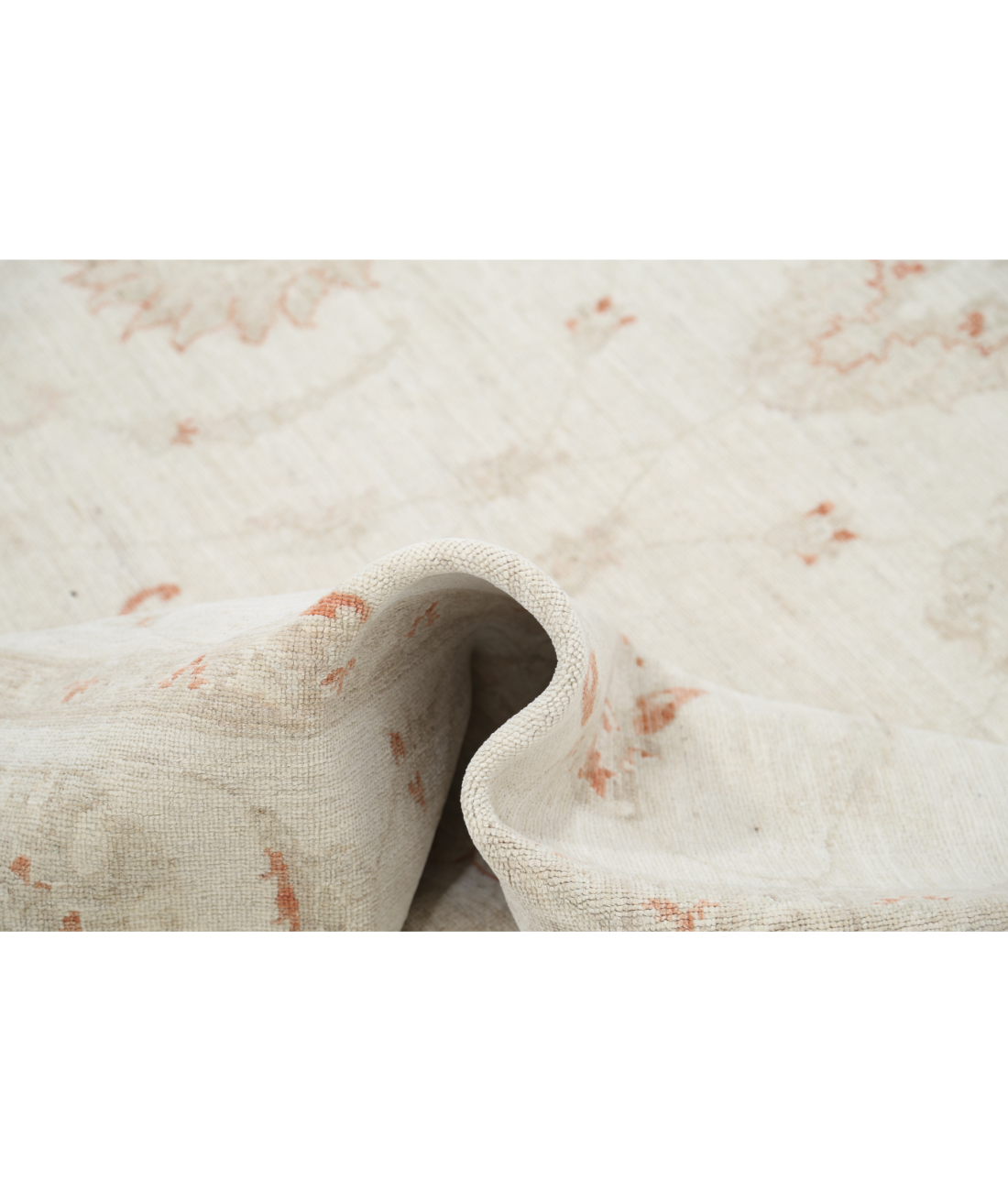 Hand Knotted Serenity Wool Rug 8' 2" X 11' 10" 8' 2" X 11' 10" (249 X 361) / Ivory / Ivory