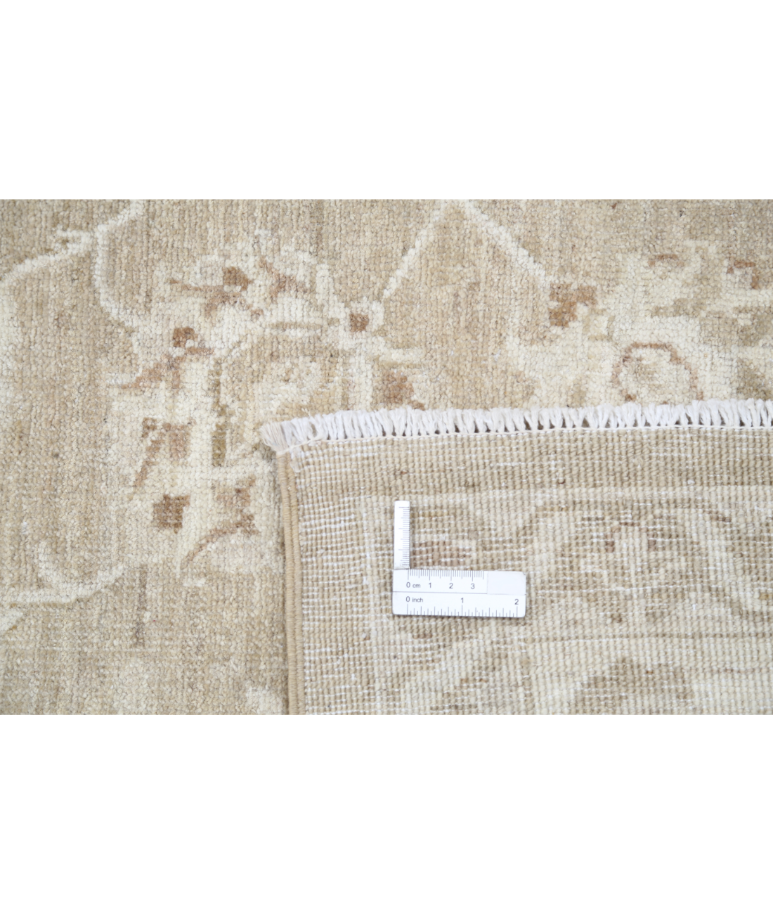 Hand Knotted Serenity Wool Rug 8' 9" X 11' 7" 8' 9" X 11' 7" (267 X 353) / Brown / Ivory