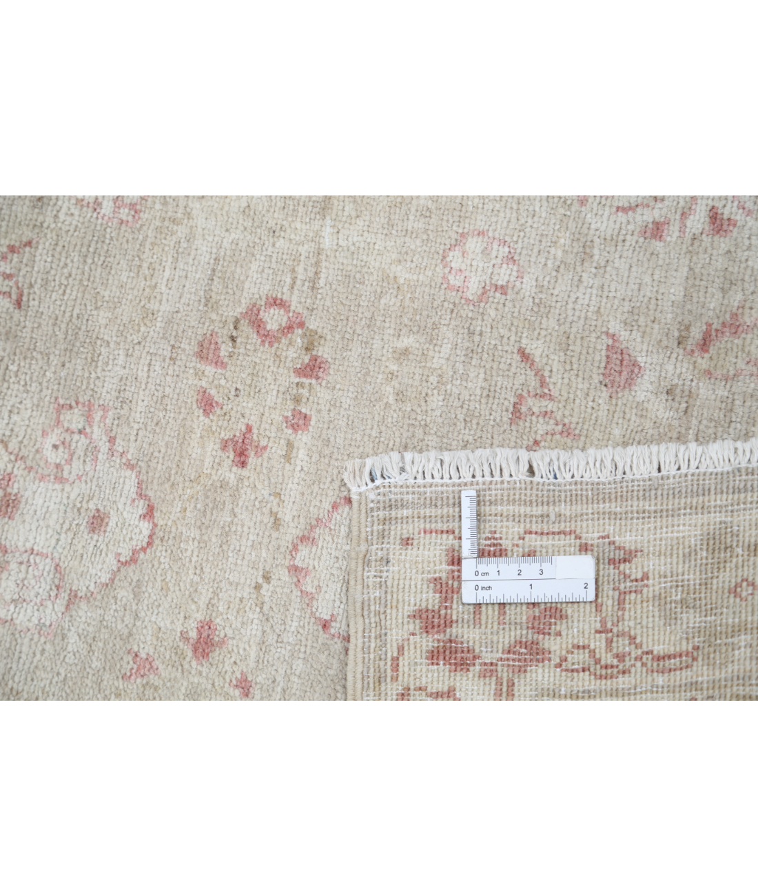 Hand Knotted Serenity Wool Rug 2' 0" X 3' 1" 2' 0" X 3' 1" (61 X 94) / Ivory / Pink