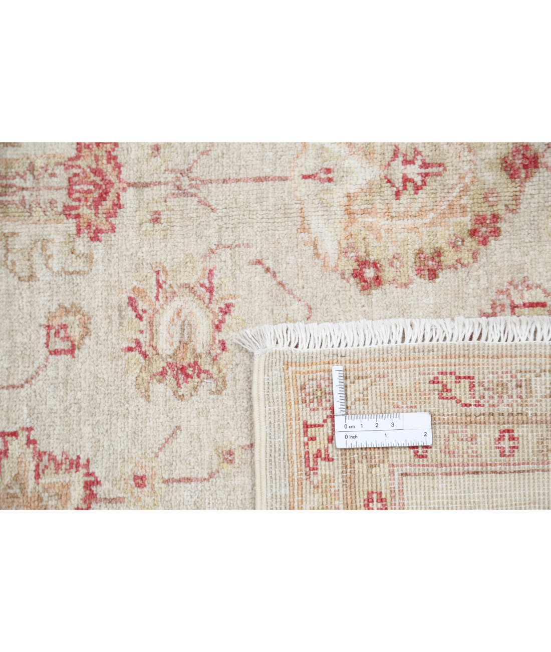 Hand Knotted Serenity Wool Rug 3' 10" X 5' 5" 3' 10" X 5' 5" (117 X 165) / Ivory / Ivory