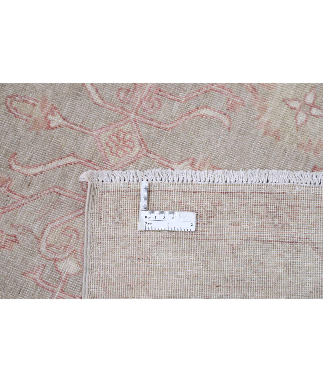 Hand Knotted Serenity Wool Rug 4' 9" X 6' 6" 4' 9" X 6' 6" (145 X 198) / Grey / Ivory