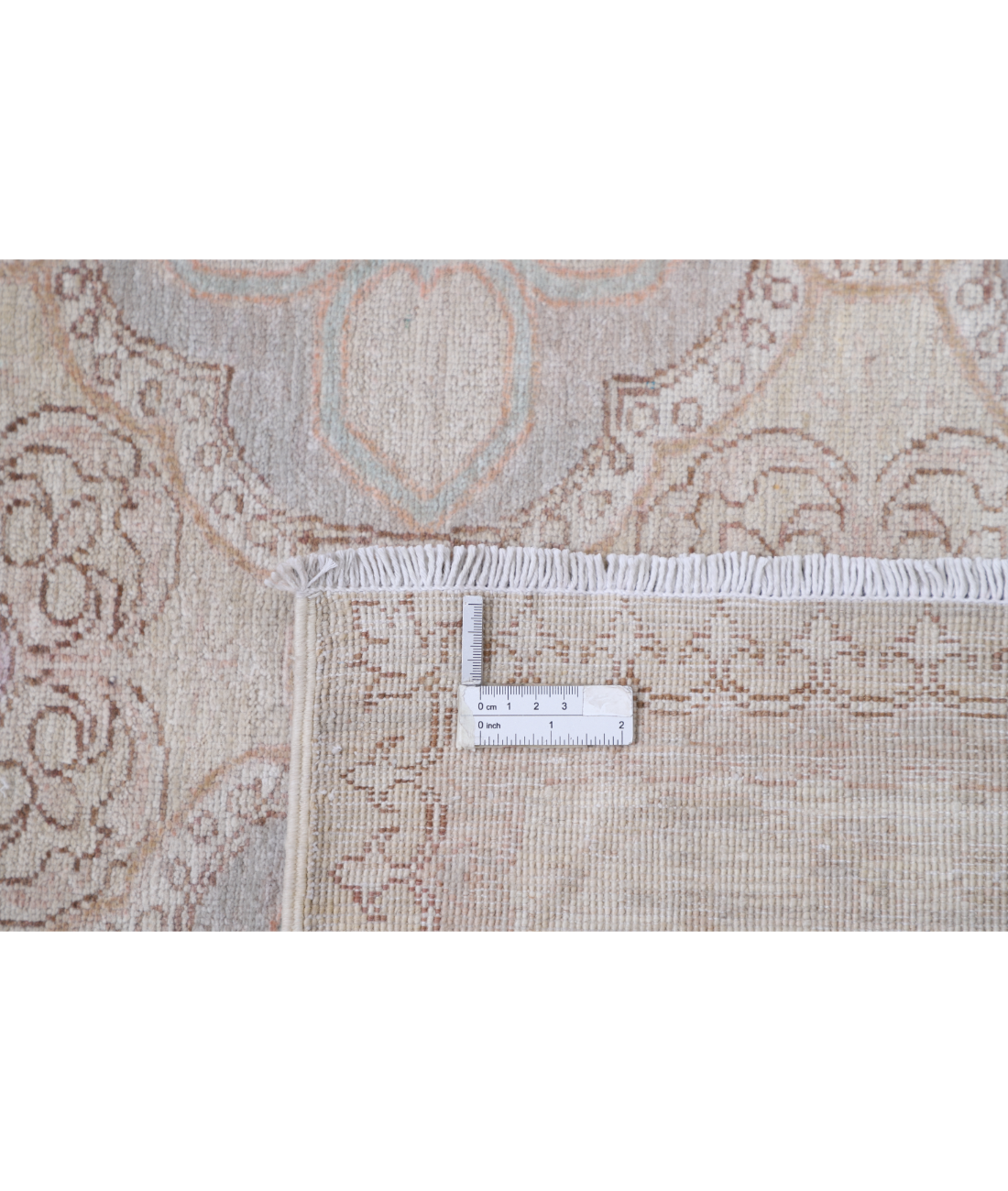 Hand Knotted Serenity Wool Rug 4' 9" X 6' 8" 4' 9" X 6' 8" (145 X 203) / Grey / Ivory